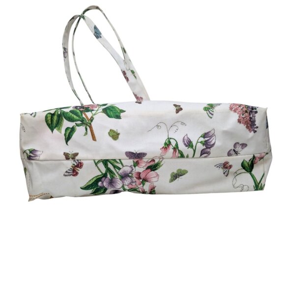 Portmeirion Ulster Weavers Tote Bag Multicolor Floral PVC Coated Cotton 14" - Picture 7 of 15